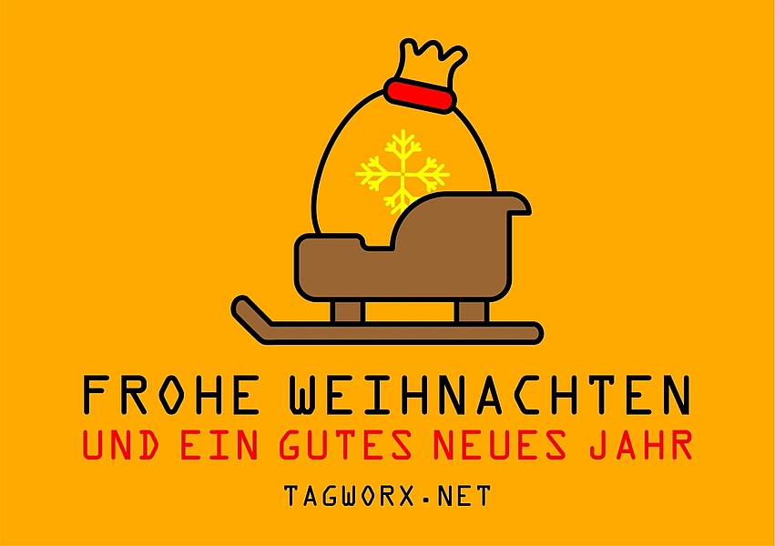 Frohe Weihnachten und ein gutes neues Jahr!